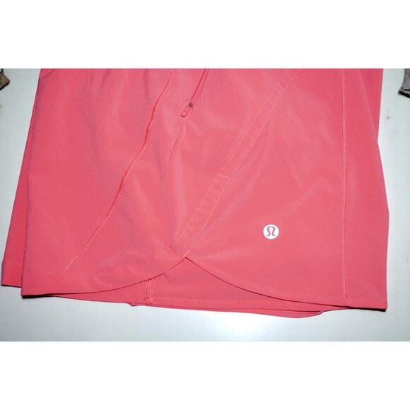 Lululemon Speed Up Shorts 4" Lined Coral Red Women’s Size 4 Running Gym Active - Picture 11 of 13